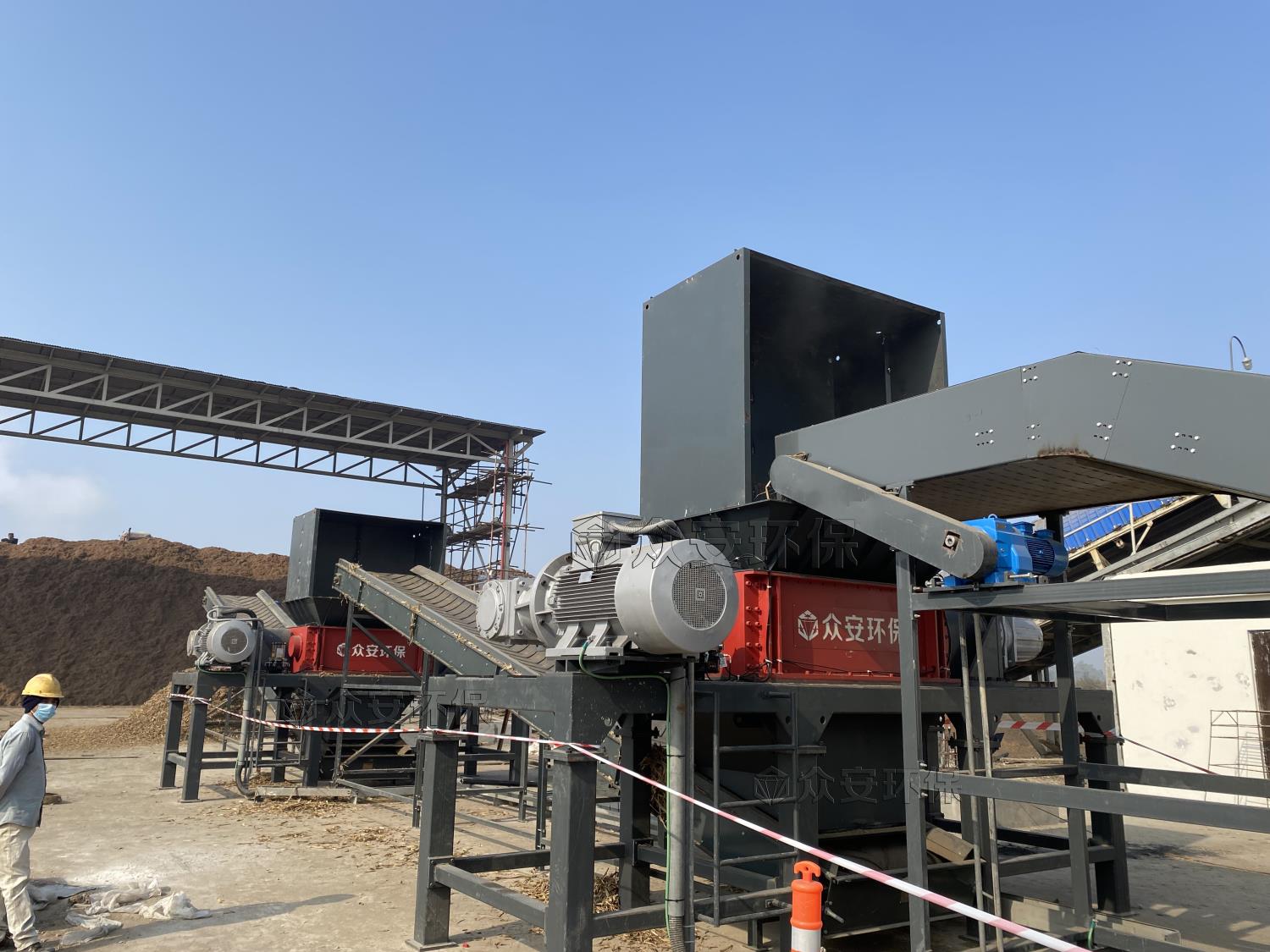 南亚生物质秸秆两级破碎生产线