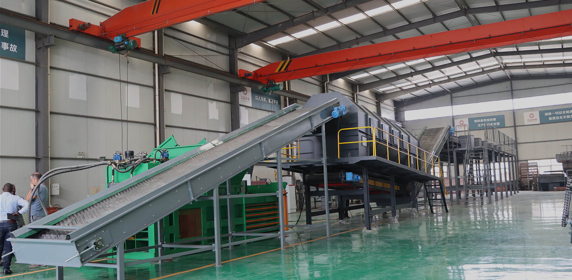 国外生活垃圾可回收物分选线项目