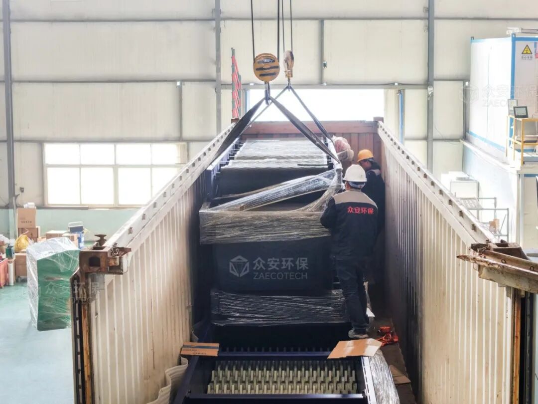 生活垃圾分选设备装车中